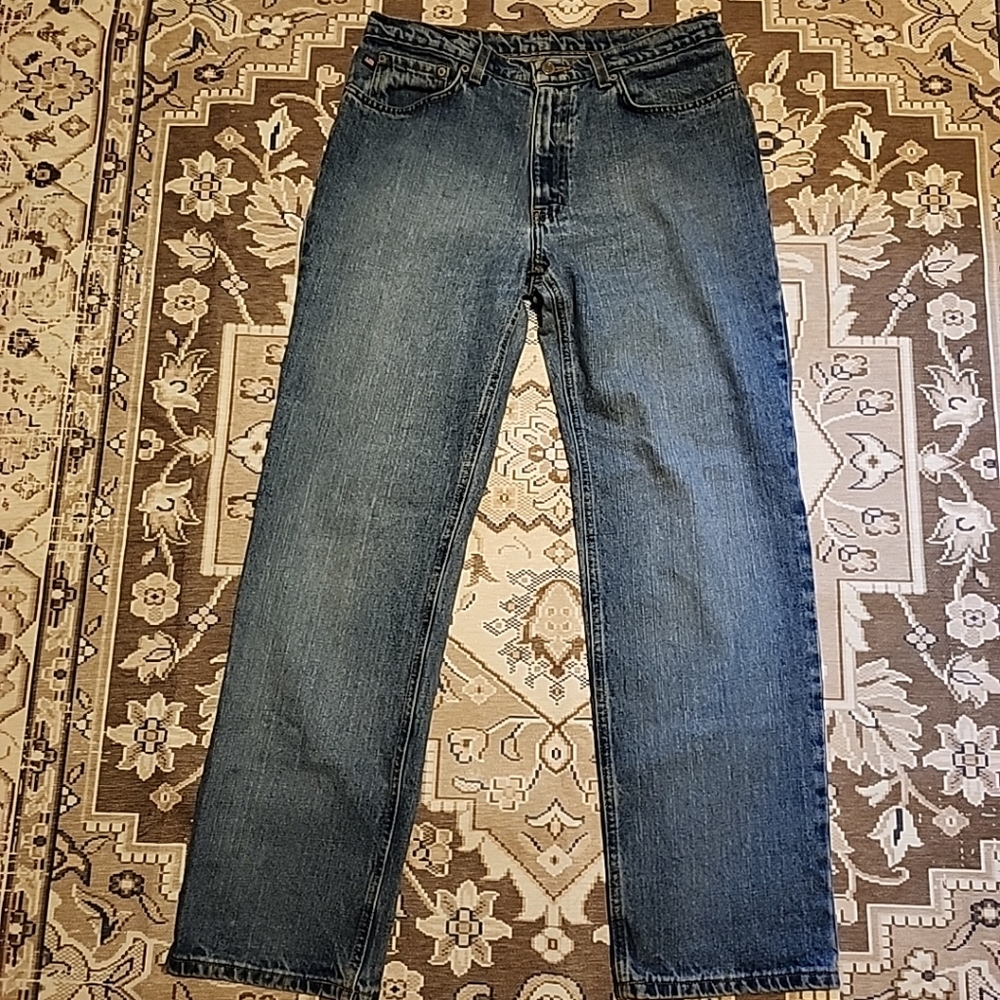 Polo Ralph Lauren vtg women's size 10x31x33 Saturday lt blue jeans Y2K 90s